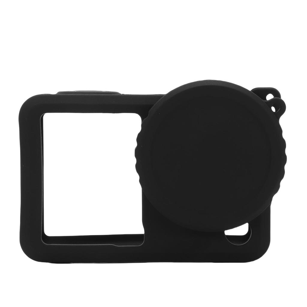 Silicone Protective Case Fit For ACTION 6 Sports Camera Drop Protective Sleeve Soft Skin Case Cover Lens with Lanyard