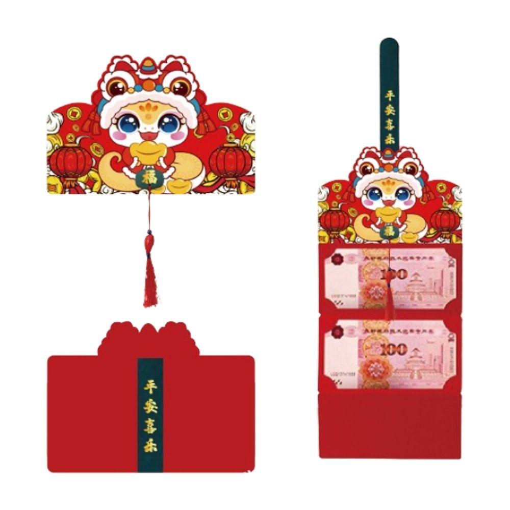 Chinese New Year Lucky Envelopes Traditional Red Packet  Kids Gift