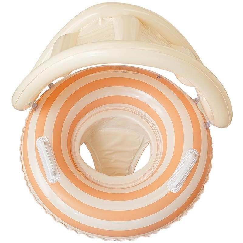 Pogrubione PVC Nadmuchiwane Zwierzęce Kółko do Pływania - Uroczy Wzór Tygrysa i Żółwia dla Dzieci