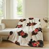 Cartoon-Decke Warm Weich Geeignet für Schlafzimmer Sofa Bett Wohnzimmer Büro Reisen M-Monchhichis-S Kawaii Camping Geschenke