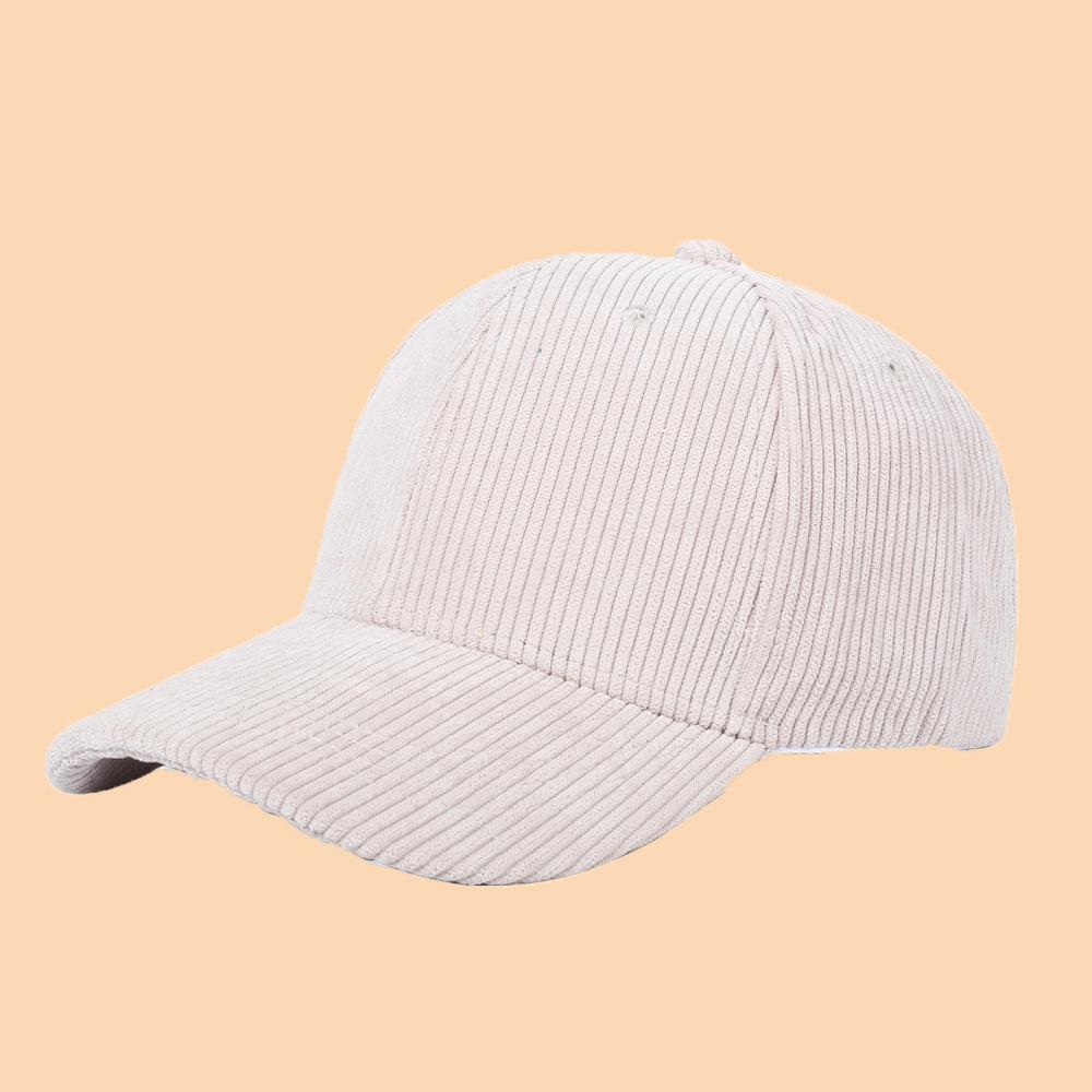 Spring Autumn Corduroy Baseball Caps Vintage Unisex Solid Color Baseball for Women Men Adjustable Outdoor Trucker Cap Hip HopHat