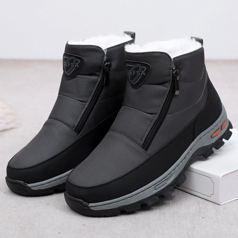 

Women s Old Beijing Waterproof Winter Boots - Non-Slip, Plush-Lined Wool Cotton Shoes for Middle-Aged & Elderly Mothers 35