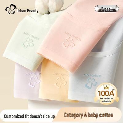 Urban Beauty Women's 5-Pack Pure Cotton Antibacterial Briefs