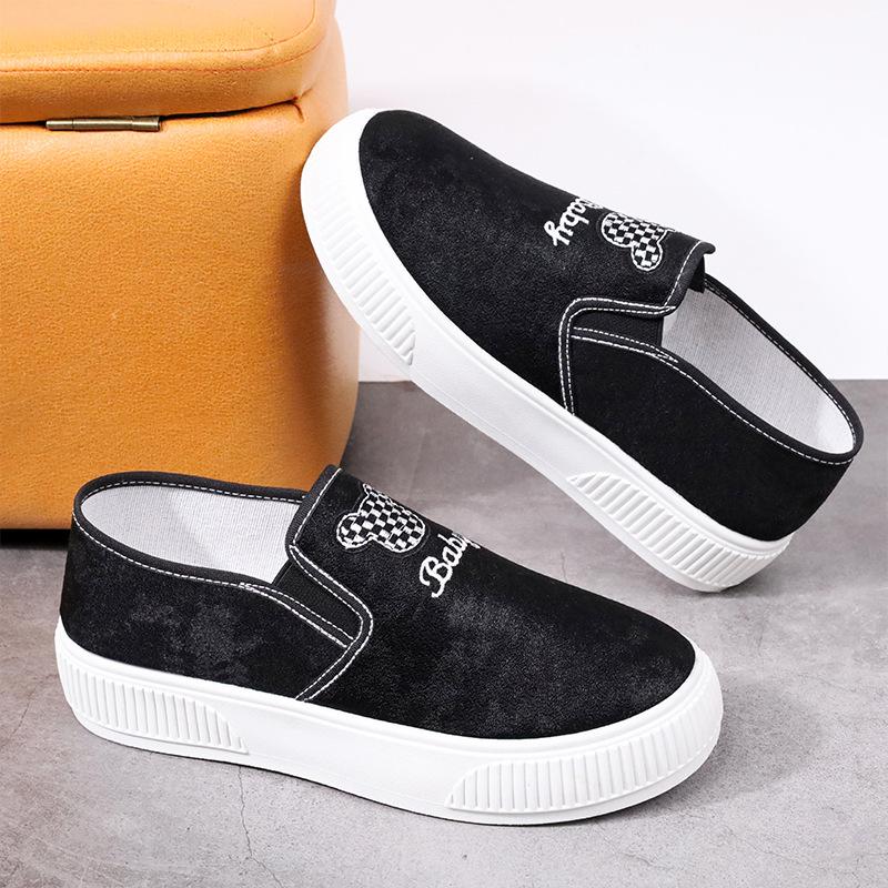 Spring and autumn new Internet celebrity ins Korean version of white shoes niche viral trends versatile soft-soled student shoes canvas shoes