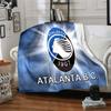 Atlanta Fc Emblem Design Flannel Blanket, Soft Polyester, Modern Design, All-Season for Camping, Travel, Gifts for holidays or birthdays