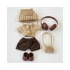 HXLGR Doll Fashion Set for 15-17cm Dolls with Clothing and Accessories, Includes 5 Outfits, Excludes Shoes and Headphones