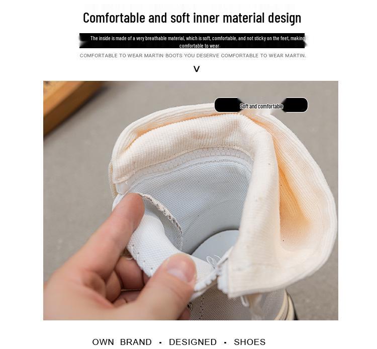 12CM Thick Sole High Heel Canvas Shoes: 2025 Autumn/Winter Hooded Lace-Up Women's Trend