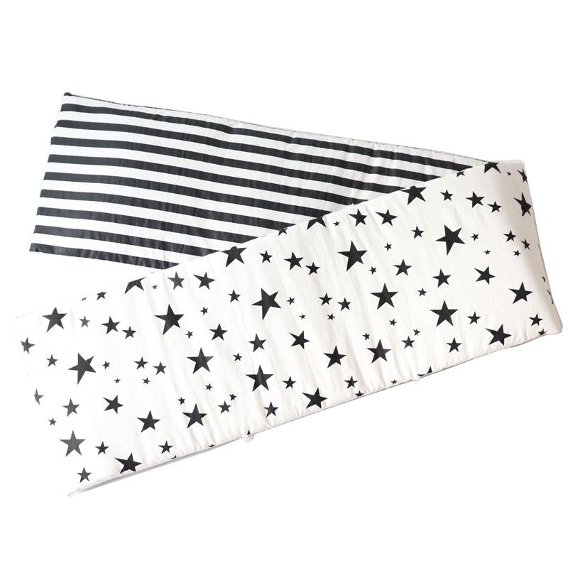 

Детская кроватка бампер толстый мягкий подушка ограждение кроватки защита от столкновений детская кроватка ограждение съемный протектор колыбели украшение детской комнаты 180x30 см 1 шт