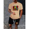 2026 New Summer Fashion Casual Sports Suit Men's Stylish Running Short Sleeve