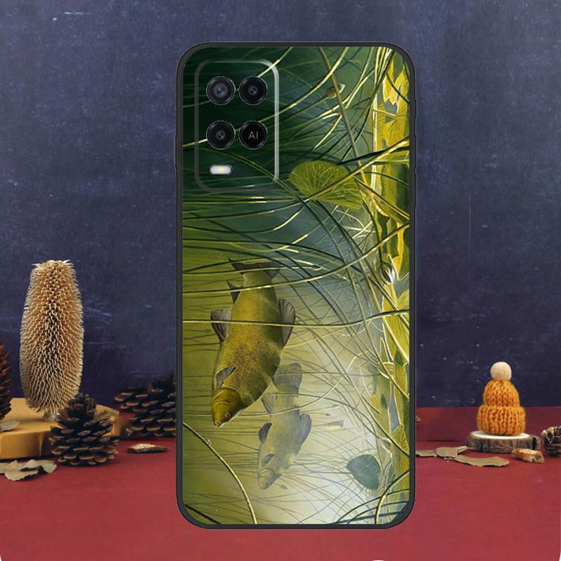 CARP FISH FISHING Case For Oppo A5 Pro A6 A15 A18 A38 A58 A78 A98 A54 A74 A94 A17 A57 A80 A60 A40 A16 A76 A96