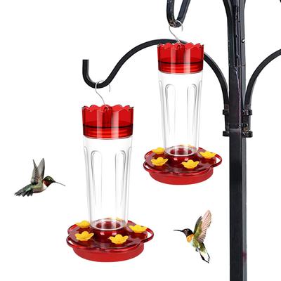 Hummingbird Feeder Ant and Bee Proof Bird Feeder with 5 Feeding Ports Plastic Bird Feeder for Outdoors Hanging