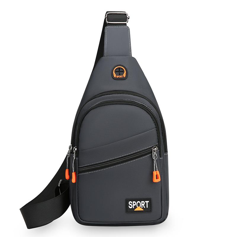 Men's Crossbody Bag Outgoing Lightweight Sports Travel Chest Bag Large Capacity Shoulder Bag