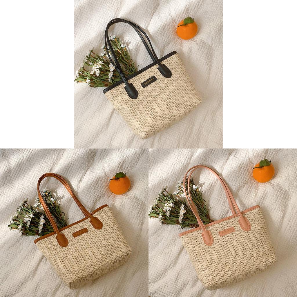 2024 Spring New Stylish Underarm Bag Street Fashion Tote Bag Trendy Commuter Large Capacity Bag For Women In Black/brown/pink/off-white