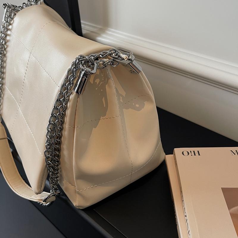 Underarm Bag Large Capacity Chain Tote Bag Women's Commuter Shoulder Crossbody Bag
