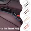 1 Pair Car Seat Stuff Side Seam Universal PU Car Filler Interior Organizer Accessories Car Seat Storage Leakproof W8J0