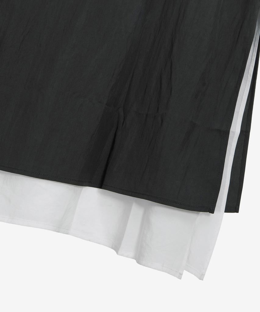 Mind Bridge Woman [W] Layered Sleeveless Dark Gray Long Dress