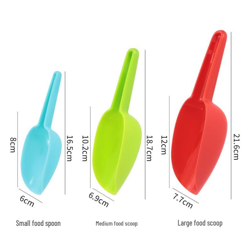 ZISIZ Multi-purpose Plastic Food Scoop