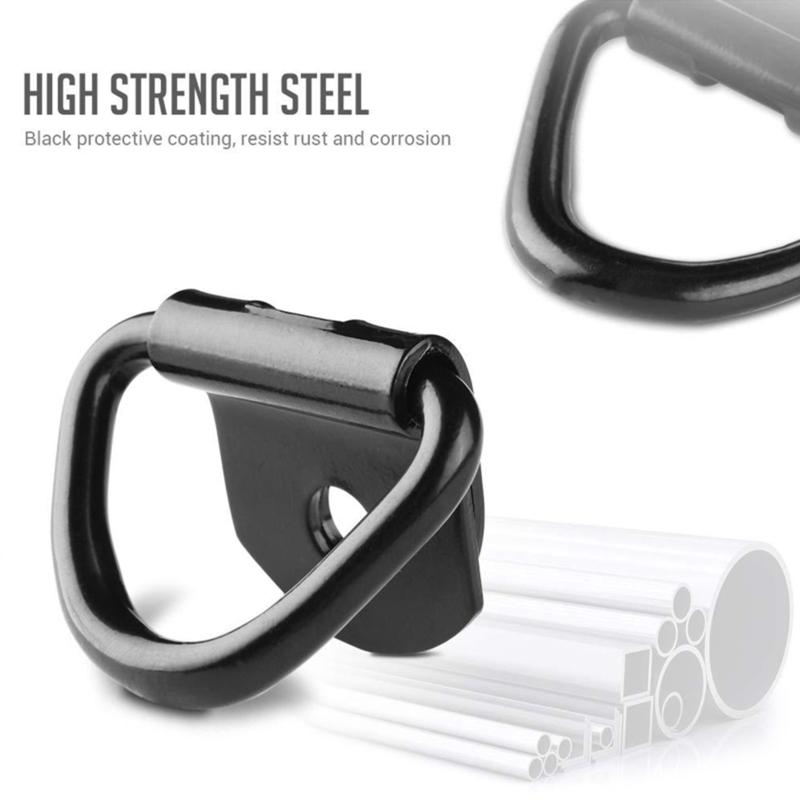 V Ring Tie Down Small Steel V Rings Anchor Lashing Ring for Loads On for Case Truck Cargo Trailers RV Boats