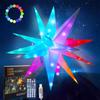 Christmas Star Light Bluetooth-Compatible 25/40/50/60CM Christmas Tree Topper Star Shiny Light APP Remote Control Color Changing