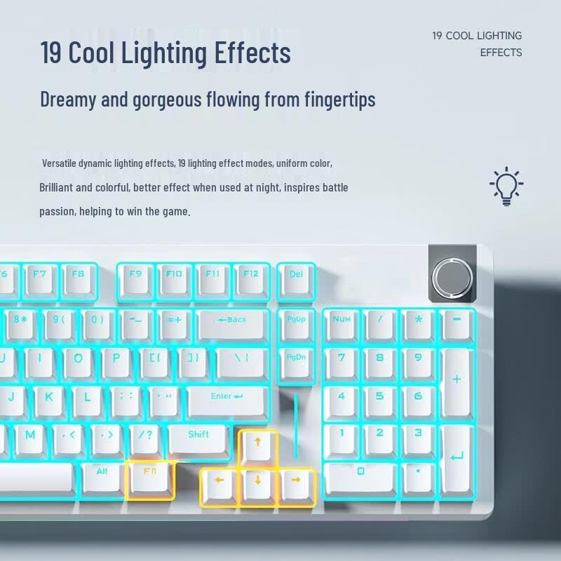 Shuohuan 2U0 96-Key Tri-Mode Mechanical Keyboard