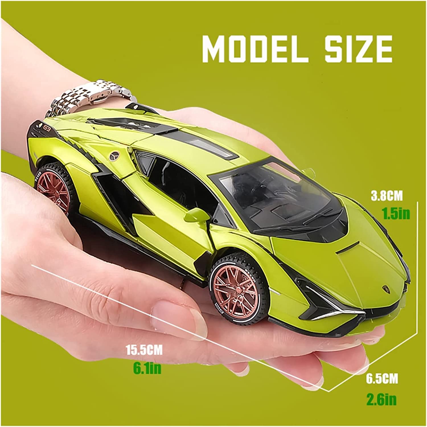 1:32-масштабная модель автомобиля Lambo Sian — фото 5