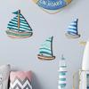 Retro Wooden Sailboat Wall Ornaments Hawaiian Style Ocean Sailboat Decor  Tropical Cafe Bar
