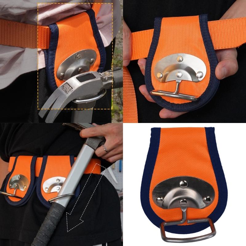 Convenient Hammer Hook for Efficient Tool Management Tool Belt Accessory Hammer Holder Loop Tool Hanger Organizers