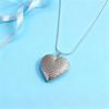 High-quality 925 sterling Silver cute Heart photo frame Necklaces For Women Fashion Party boutique Accessories Jewelry Gifts