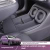 For Leapmotor B10 Armrest Center Console Lower Storage Box Double-Layer Organizer Box Silicone Pad Car Modification Interior