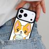 Corgi and Bubble Tea Phone Case for iPhone 16e 15 14 13 12 17 Pro Max Plus Air 17pro Cover Coque