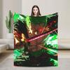 One Roronoa Zoro P-Pieces Blanket  Decorative Flannel Throw Blanket For Couch Bed Super Soft Custom Quality Bedspread Gift