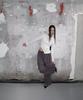 Uusoo Cotton Layered Elastic Waist Pants_ Charcoal