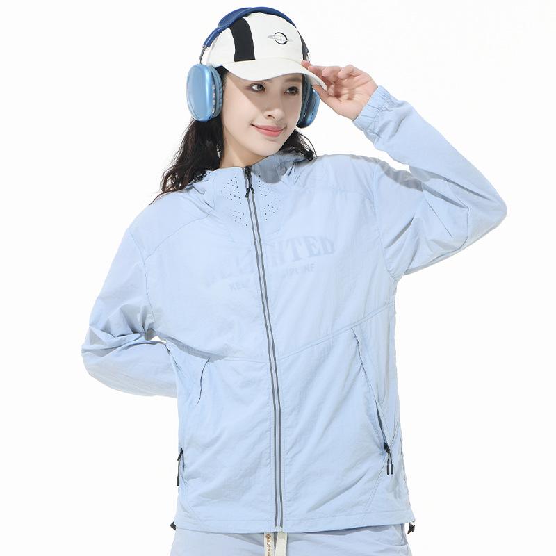 Vêtements de Protection Solaire pour Femmes et Hommes, Vêtements Respirants pour la Peau, Style Couple Sports d'Extérieur Alpinisme Vêtements de Protection Solaire à Séchage Rapide
