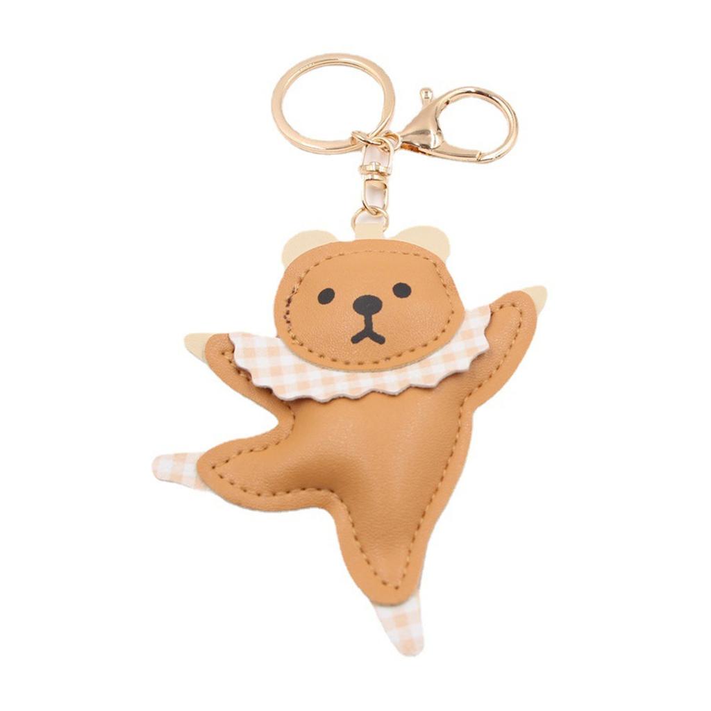 Adorable Ballet Bear Keychain Ballet Bear Keychain Delightful Bag Pendant Accessory for Bags and Backpacks