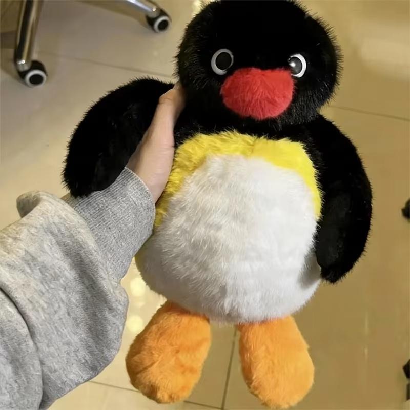 30cm Superpower Series Fluffy Penguin Plush Toy Cute Companion Comfort Doll Soft Pillow Room Sofa Decorative Cushion Gift