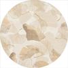 Wabi Sabi Round Carpet - Thickened Cashmere-Like Rug for Living Room, Study, or Bedroom