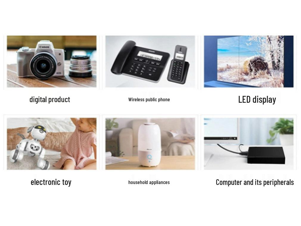 12V 2A LED Clock Power Adapter for Charging & Monitoring
