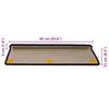 Maty Na Schody Samoprzylepne Sisal-Look 30 Szt. 65X21X4 Cm