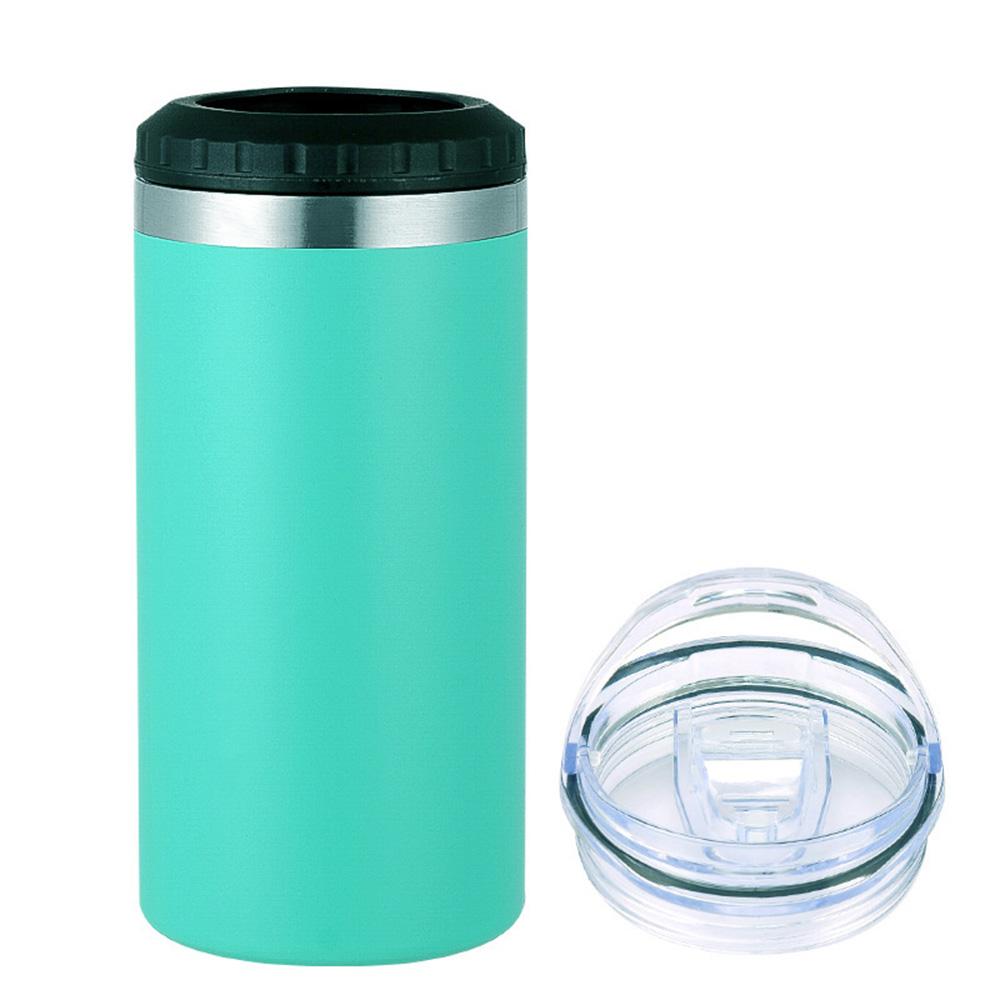 16oz Coffee Cup Stainless Steel Vacuum Flask Double-Lid Insulated Travel Mug Gift for Home Office School