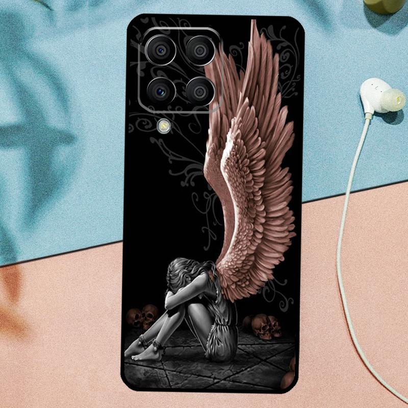 Fantasy Engel Mädchen Flügel Für Samsung Galaxy M53 M33 M11 M21 M31 M12 M13 M14 M15 M35 M34 M54 M32 M52 M06 M16 M55 Hülle