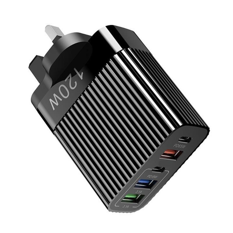 Compact 120W Port Charging Station for Devices