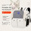 Cat Bag Portable Pet Large Capacity Cat Carrier Backpack Adjustable Strap Pet Carrying Bag Foldable Cat Backpack Outdoor Travel