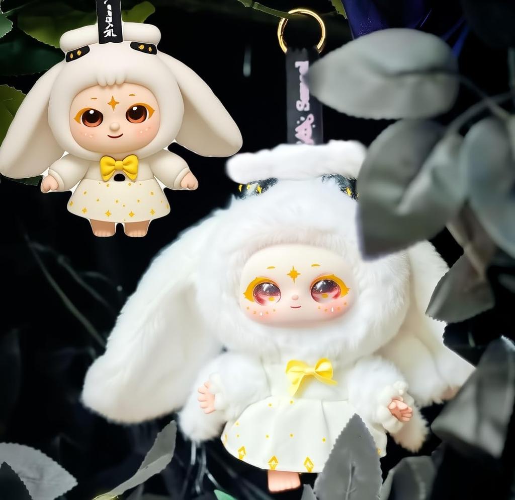 Magical Costume Plush Mascot  Authentic Devil & Angel Motifs  Super Cute Fluffy Design  Approx. 15cm  10 Varieties  Bag Charm  Photography,