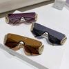Y2K Vintage Rimless Swan Sunglasses Punk One Piece Lens Pink Eyeglasses Luxury Brand Designer Sun Glasses For Women Men
