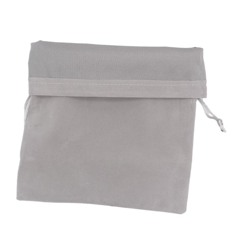 Earphones Pouch Soft and Comfortable Headphone Storage Bag Travel Carry Drawstring Headphones Pouch Multiple Uses