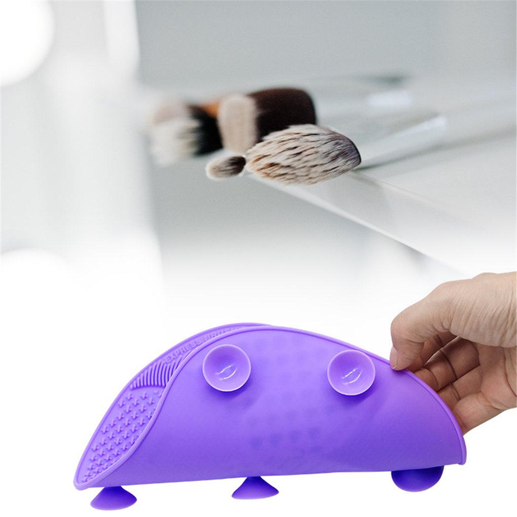 55cm Runde Silikon Rutschfeste Dusch-Massage-Matte Zuhause Hotel Badezimmer PVC Ablauflöcher Saugnäpfe Boden Faul Massage Fußpolster 1 Stück
