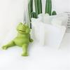 Use Friendly Candle Silicone Frogs Molds Easy Release Frogs Shaped Candle Silicone Molds for Handmade Candle and Soaps