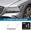 TPU Car Headlight Protection Film For GENESIS G8 E-G80 Smoke Black High-Gloss Pre-Cut PPF Anti-Scratch Car Vinyl Wrapping Kit