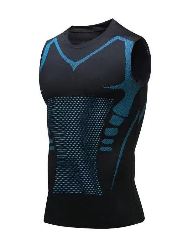Herren ärmelloses Quick-Dry Fitness Tanktop – Atmungsaktives, eng anliegendes, schweißabsorbierendes Unterhemd für Laufen & Training.