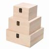 Wooden Flip Gift Box for Bridesmaid Present In Natural Tone